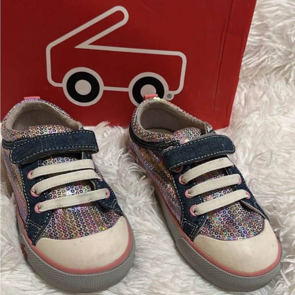 See Kai Run Multicolor Sparkle Sneakers